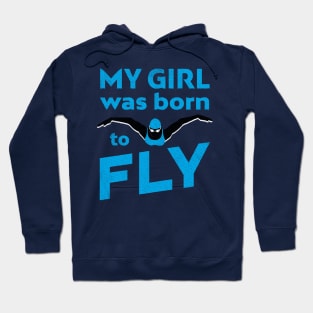 My Girl Was Born To ButterFly Swim Hoodie